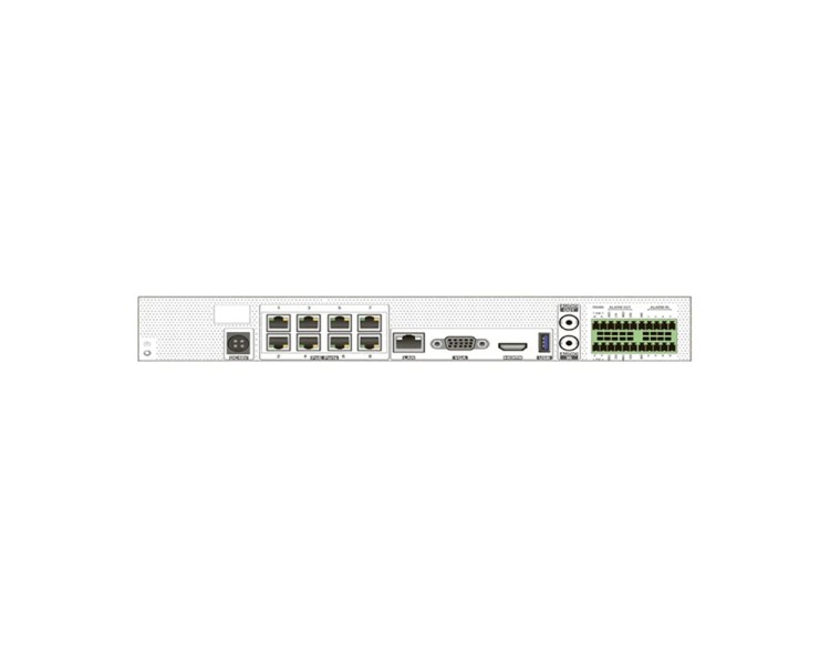 IP-відеореєстратор 8-канальний 8Mp TVT TD-308B1 для тепловізійних камер
