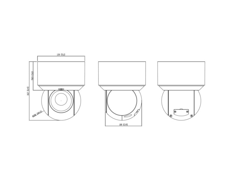 IP PTZ-відеокамера 4Mp TVT TD-8343IE3N (A/PE/04M/AR5) f=2.8-12mm 4x