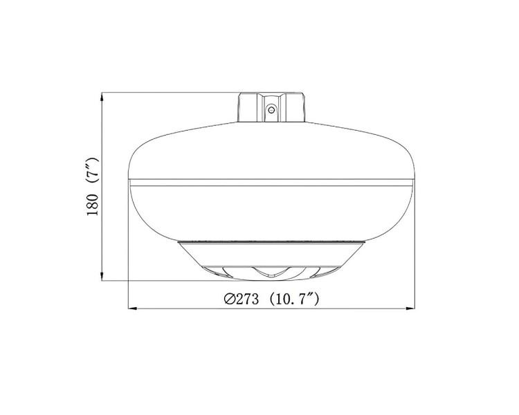 IP-відеокамера панорамна мультисенсорна 2Mp*4 TVT TD-6324E3 (D/PE/AR2) f=4mm