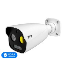 Тепловізійна IP-відеокамера TVT TD-5422E1-VT(7/PE) Thermal 256x192 f=7mm Optical 5Mp f=8mm