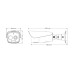 Тепловізійна IP-відеокамера TVT TD-5433E1-VT(19/PE) Thermal 384*288 f=19mm Optical 5Mp f=12mm