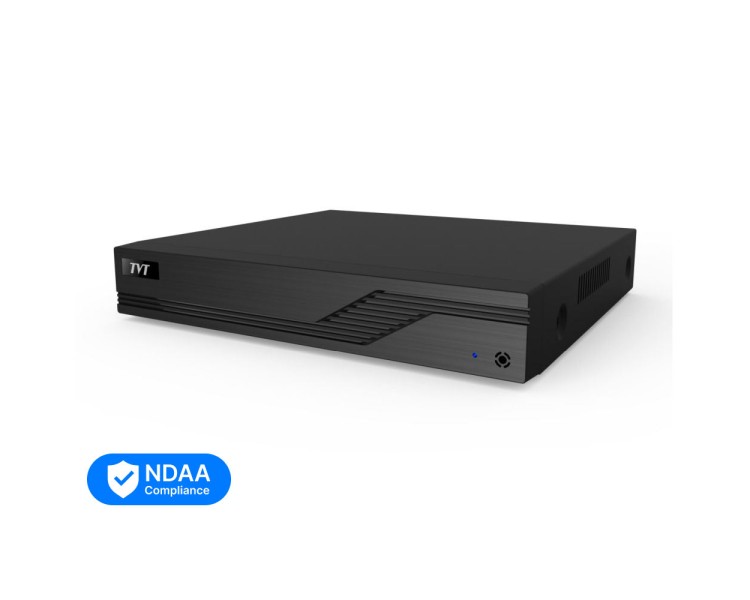 IP-відеореєстратор 8-канальний 8Mp TVT TD-3008H1-8P-B1-B з 8 портами PoE