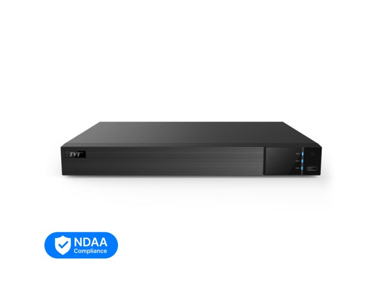 MHD-відеореєстратор 16-канальний 5Mp TVT TD-2716NE-HC-H