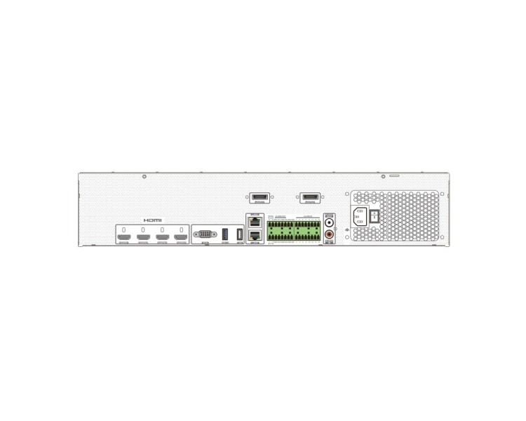 IP-відеореєстратор 64-канальний 16Mp TVT TD-3364H8-A3H-B