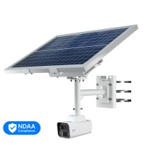 4G IP-відеокамера 4Mp TVT TD-9846SP1(BA/G4/WR2) f=2.8mm з сонячною батареєю, з мікрофоном, повнокольорова