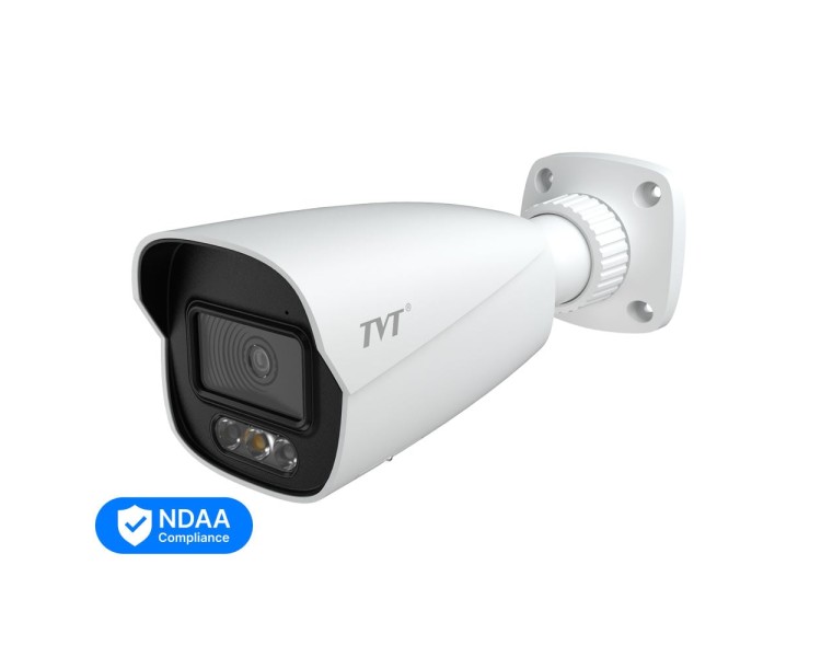 IP-відеокамера 4Mp TVT TD-9442S4-C(D/PE/AW3) White f=2.8mm, ІЧ+LED-підсвічування, з мікрофоном
