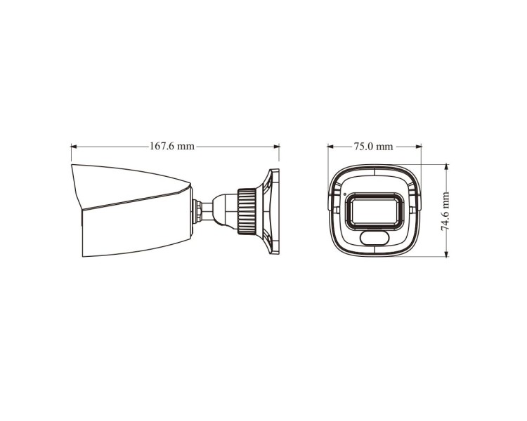IP-відеокамера 4Mp TVT TD-9441S4-C(D/PE/AW2) Black f=2.8mm, ІЧ+LED-підсвічування, з мікрофоном