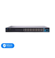 PoE-комутатор 28-портовий TVT TD-B2224S1-PGA з 24 портами PoE