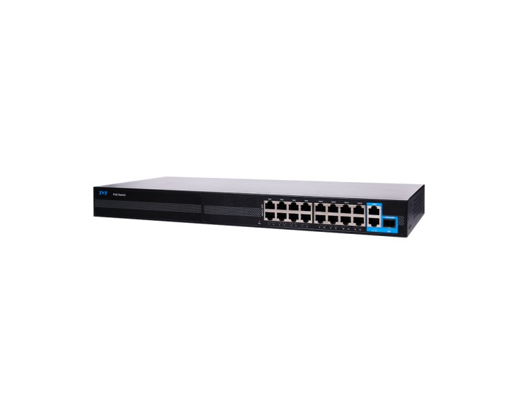 PoE-комутатор 19-портовий TVT TD-B2216S1-PGS з 16 портами PoE