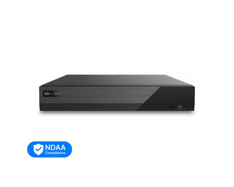 IP-відеореєстратор 4-канальний 8Mp TVT TD-3004H1-B1-B