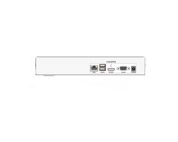 IP-відеореєстратор 4-канальний 8Mp TVT TD-3004H1-B1-B