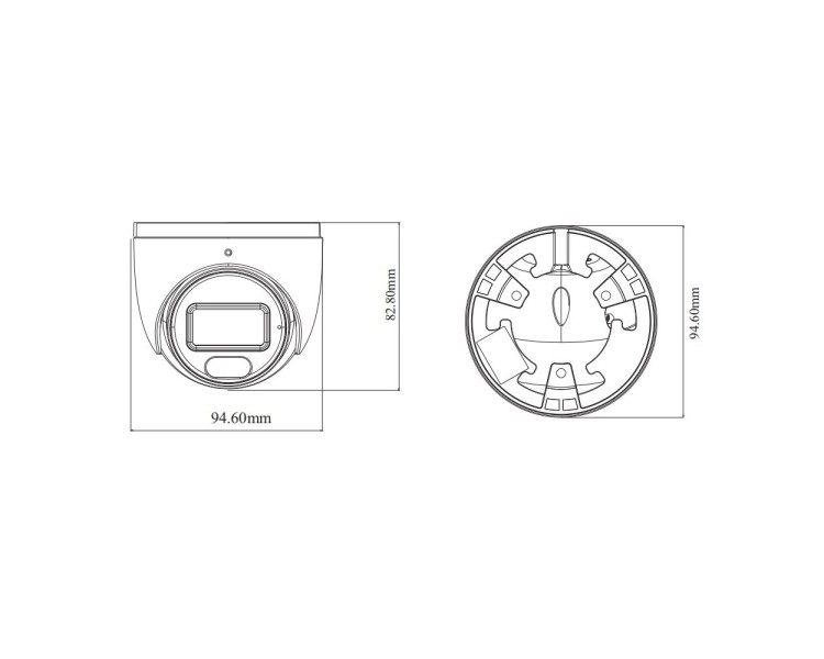 IP-відеокамера 6Mp TVT TD-9564E4(D/PE/AW2) Black f=2.8mm, ІЧ+LED-підсвічування, з мікрофоном