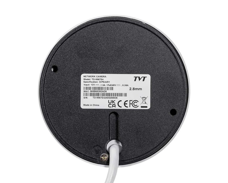 IP-відеокамера 6Mp TVT TD-9567E4(D/PE/AR1) White f=2.8mm з 2 мікрофонами