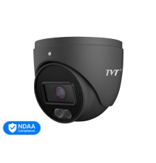 IP-відеокамера 6Mp TVT TD-9564S4-C (D/PE/AW2) Black f=2.8mm, ІЧ+LED-підсвічування, з мікрофоном