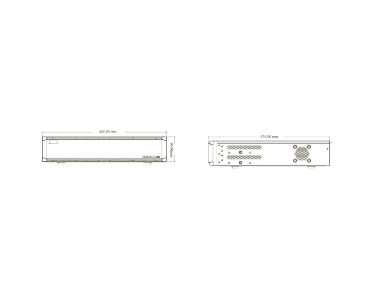 IP-відеореєстратор 32-канальний 12Mp TVT TD-3332H8-B2(320-256)