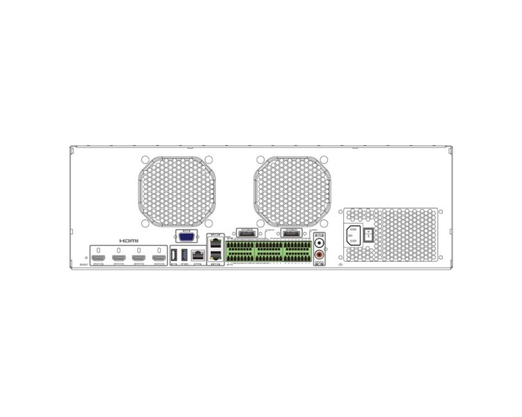 IP-відеореєстратор 256-канальний 16Mp TVT TD-33256H16-A3H