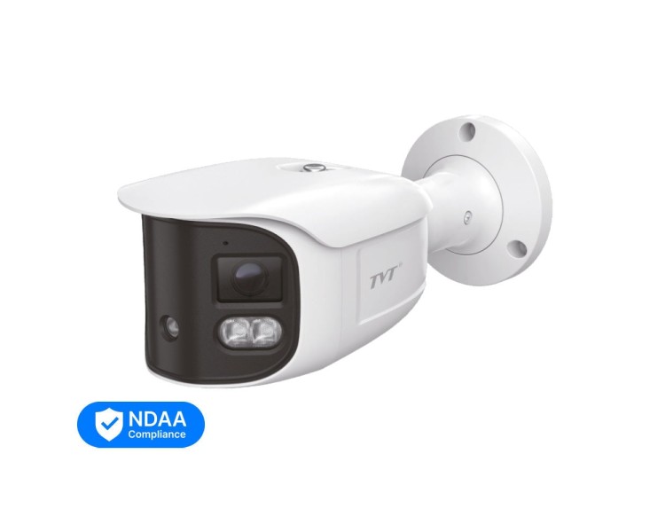 IP-відеокамера панорамна 4Mp*2 TVT TD-9482E3B-DP f=2.8mm, ІЧ+LED підсвічування, 2 мікрофони