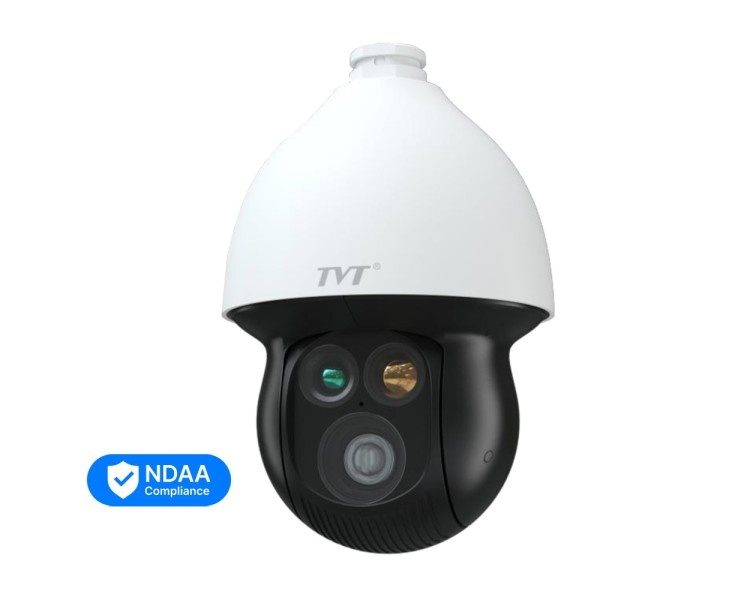 Тепловізійна IP-відеокамера TVT TD-5635E1-VT2(PE/432/VL30/25mm) Thermal 384*288 f=25mm Optical PTZ 4Mp f=4.8-154mm