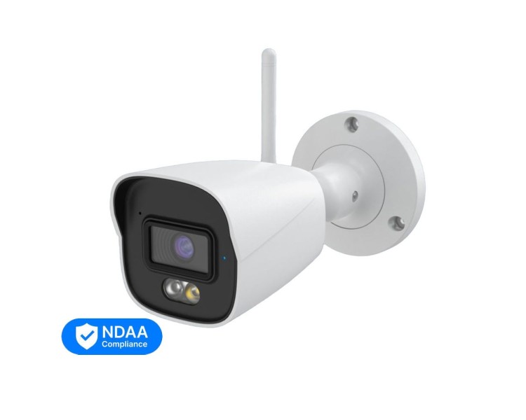 IP-відеокамера з WiFi 6 5Mp TVT TD-9451S4-C(D/WP/AW2) White f=2.8mm, ІЧ+LED-підсвічування, з мікрофоном