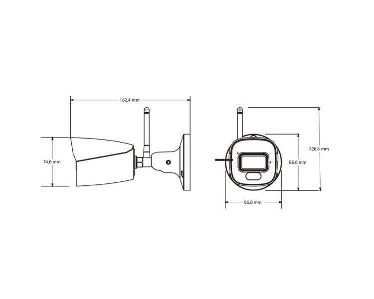 IP-відеокамера з WiFi 6 5Mp TVT TD-9451S4-C(D/WP/AW2) White f=2.8mm, ІЧ+LED-підсвічування, з мікрофоном