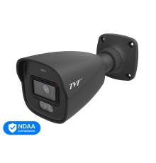 IP-відеокамера 4Mp TVT TD-9441S4L-A(D/PE/AW2) Black f=2.8mm, ІЧ+LED-підсвічування, з мікрофоном