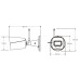 IP-відеокамера з WiFi 4Mp TVT TD-9441S4L-KT(D/WF/AW2) White f=2.8mm, ІЧ+LED-підсвічування, з мікрофоном