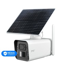 4G IP-відеокамера з WiFi 4Mp TVT TD-9846SP1(BA/G4/WR2) f=2.8mm з сонячною батареєю, ІЧ+LED підсвічування, з мікрофоном