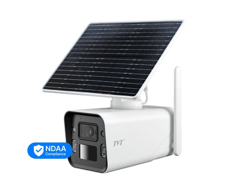 4G IP-відеокамера з WiFi 4Mp TVT TD-9846SP1(BA/G4/WR2) f=2.8mm з сонячною батареєю, ІЧ+LED підсвічування, з мікрофоном