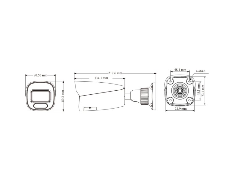 IP-відеокамера 6Mp TVT TD-9462S4-PA(D/AZ/PE/AW3) White f=2.8-12mm, ІЧ+LED-підсвічування, з мікрофоном