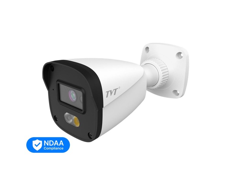 IP-відеокамера 2Mp TVT TD-9421S4L-C(D/PE/AW1) White f=2.8mm, ІЧ+LED-підсвічування, з мікрофоном