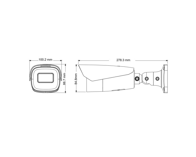IP-відеокамера 2Mp TVT TD-9423A3BH-A-LR (D/AZ/PE/AR5) f=2.8-12mm з розпізнаванням номерів