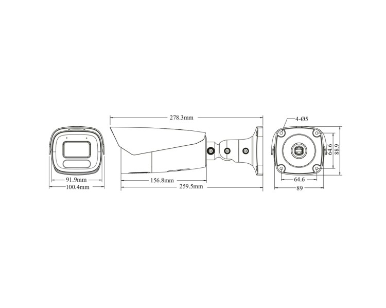 IP-відеокамера 6Mp TVT TD-9463E4B-A(D/AZ/PE/AW5) White f=2.7-13.5mm, ІЧ+LED-підсвічування, з 2 мікрофонами