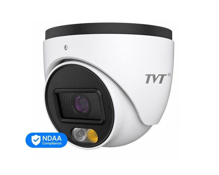 IP-відеокамера 6Mp TVT TD-9564E4B-A(D/PE/AW2) White f=2.8mm, ІЧ+LED-підсвічування, з мікрофоном