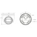 IP-відеокамера 6Mp TVT TD-9565E4B-A(D/AZ/PE/AW3) White f=2.7-13.5mm, ІЧ+LED-підсвічування, з 2 мікрофонами