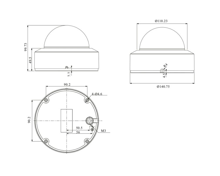 IP-відеокамера 6Mp TVT TD-9563E4B-A(D/AZ/PE/AW3) White f=2.7-13.5mm, ІЧ+LED-підсвічування, з мікрофоном