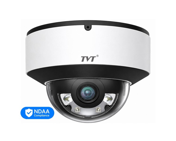 IP-відеокамера 6Mp TVT TD-9561E4B-A(D/PE/AW2) White f=2.8mm, ІЧ+LED-підсвічування, з мікрофоном