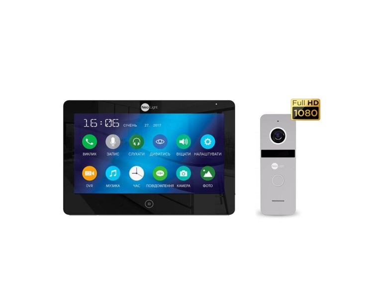 Комплект MEZZO HD BLACK / Solo FHD SILVER Neolight