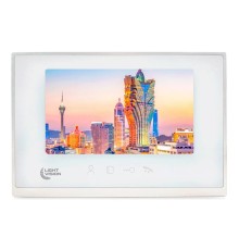 Відеодомофон 7” Light Vision MACAO FHD White