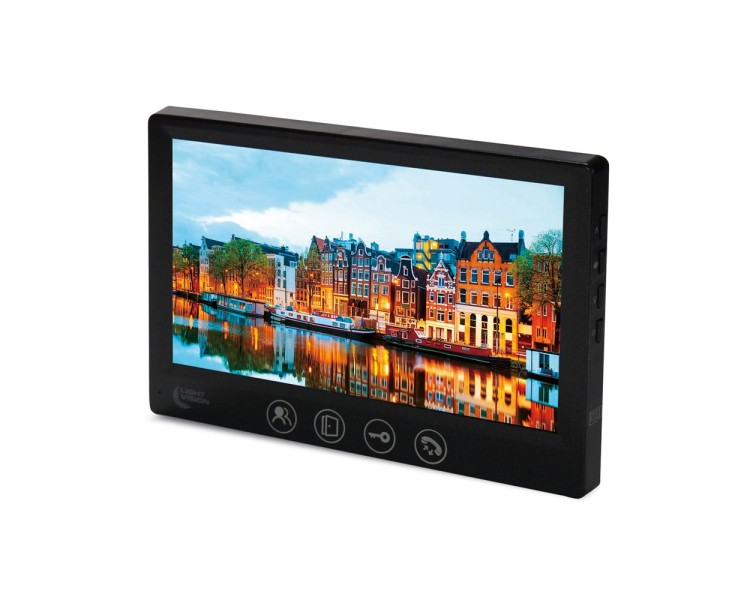 Відеодомофон 7" Light Vision AMSTERDAM FHD Black