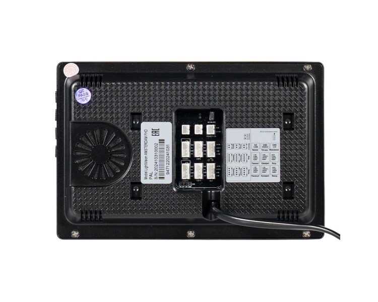 Відеодомофон 7" Light Vision AMSTERDAM FHD Black