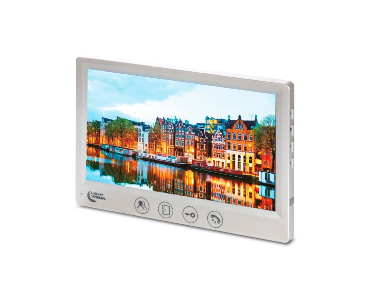Відеодомофон 7" Light Vision AMSTERDAM FHD White