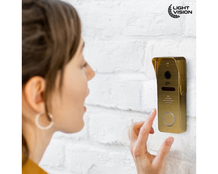 Відеопанель 2Mp Light Vision RIO FHD Gold