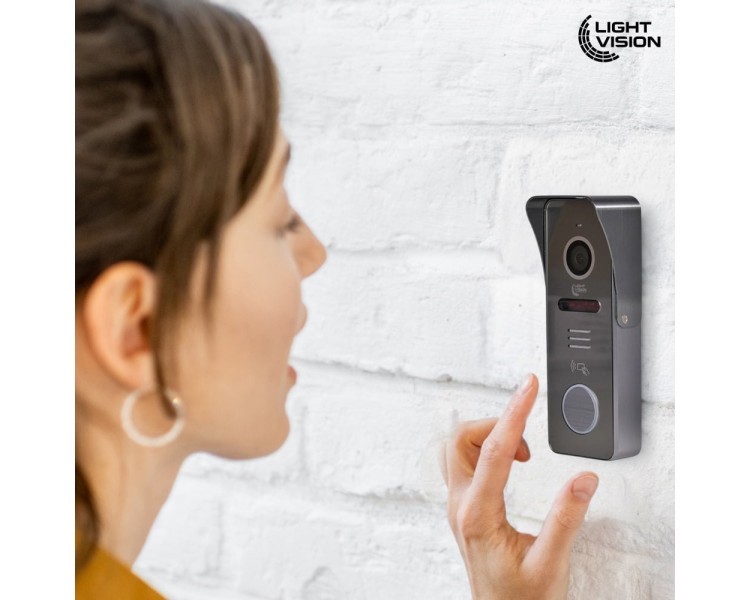 Відеопанель 2Mp Light Vision RIO FHD Grey