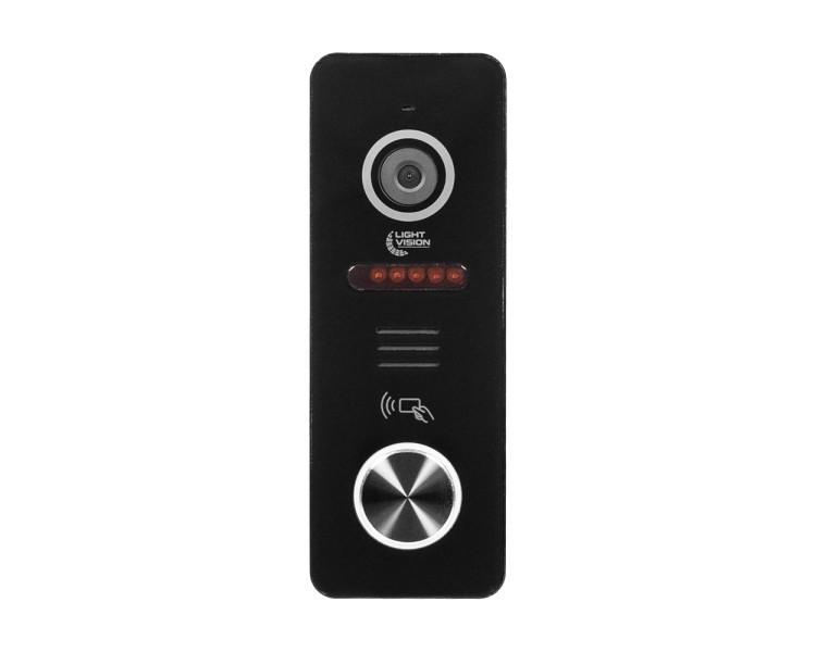 Відеопанель Light Vision RIO FHD(RF) Black зі зчитувачем Mifare