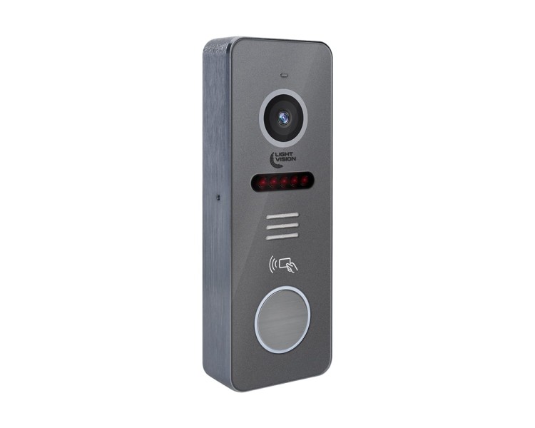 Відеопанель Light Vision RIO FHD(RF) Grey зі зчитувачем Mifare