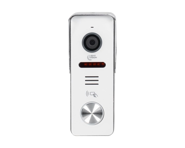 Відеопанель Light Vision RIO FHD(RF) Silver зі зчитувачем Mifare