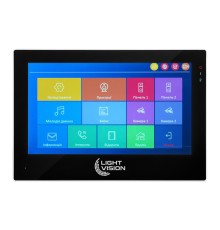 Відеодомофон 7" WiFi Tuya Light Vision SINGAPORE FHD Black