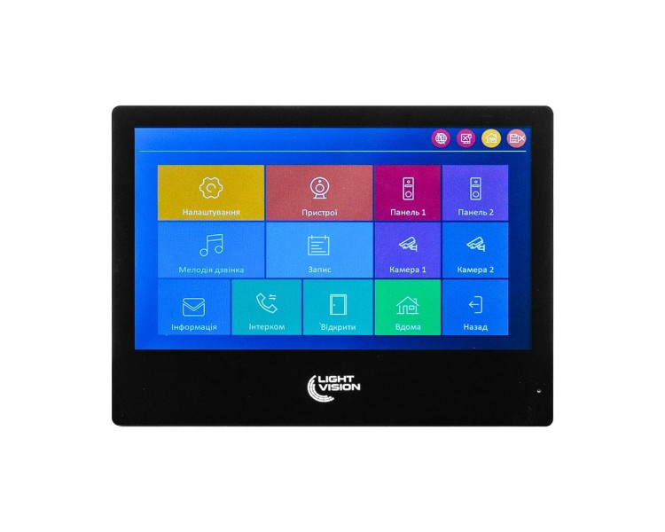 Відеодомофон 10" WiFi Tuya Light Vision SINGAPORE FHD Black