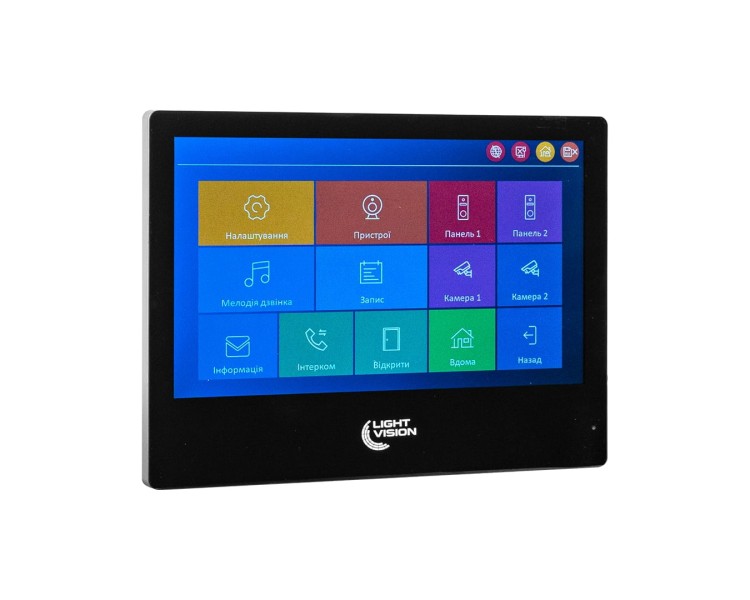 Відеодомофон 10" WiFi Tuya Light Vision SINGAPORE FHD Black