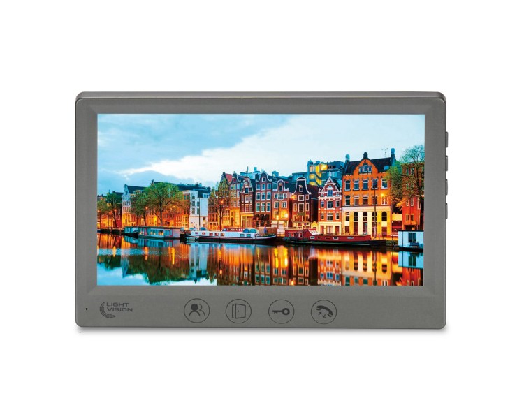 Відеодомофон 7" Light Vision AMSTERDAM FHD Grey